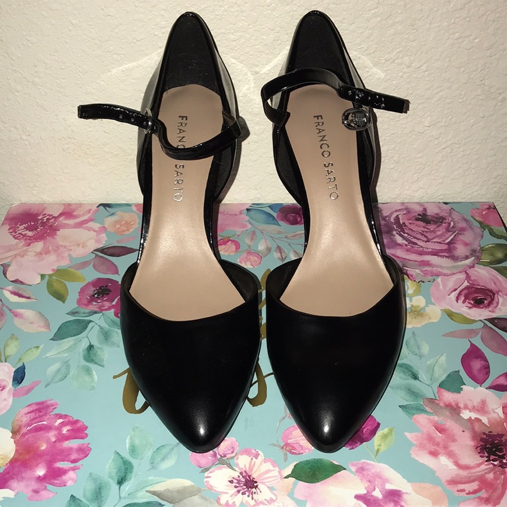 Black Franco Sarto heels